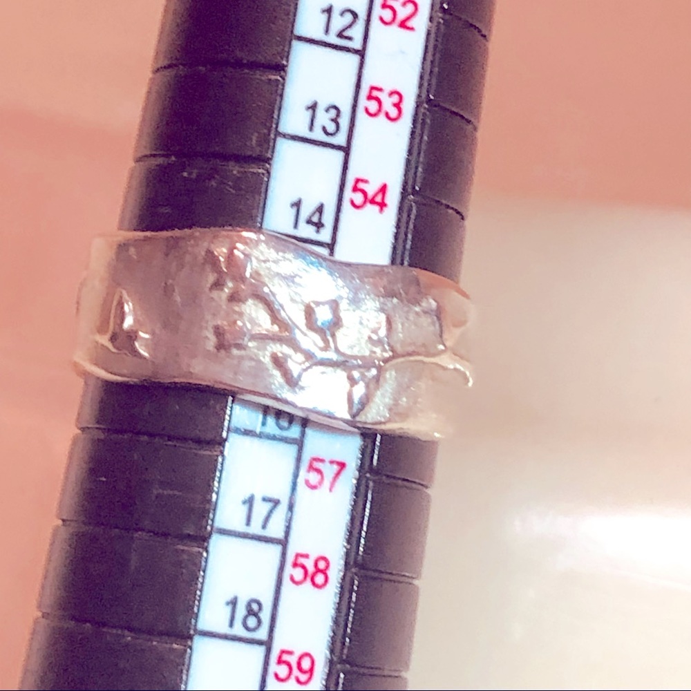 🕊Beautiful Avinoo Hand Made from Israel Artisan Silver Band!